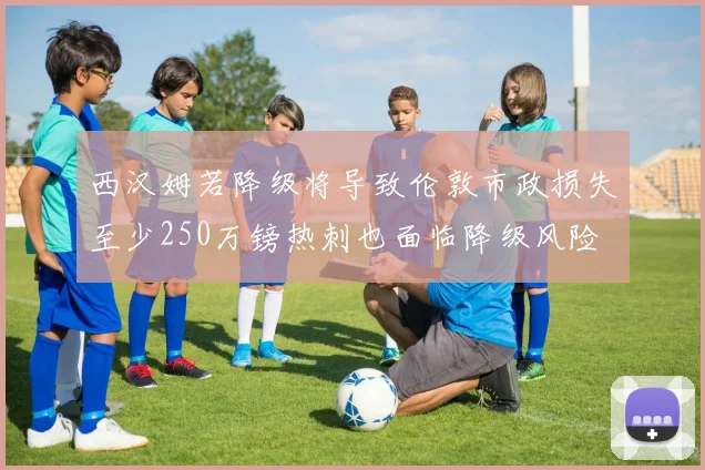 西汉姆若降级将导致伦敦市政损失至少250万镑热刺也面临降级风险